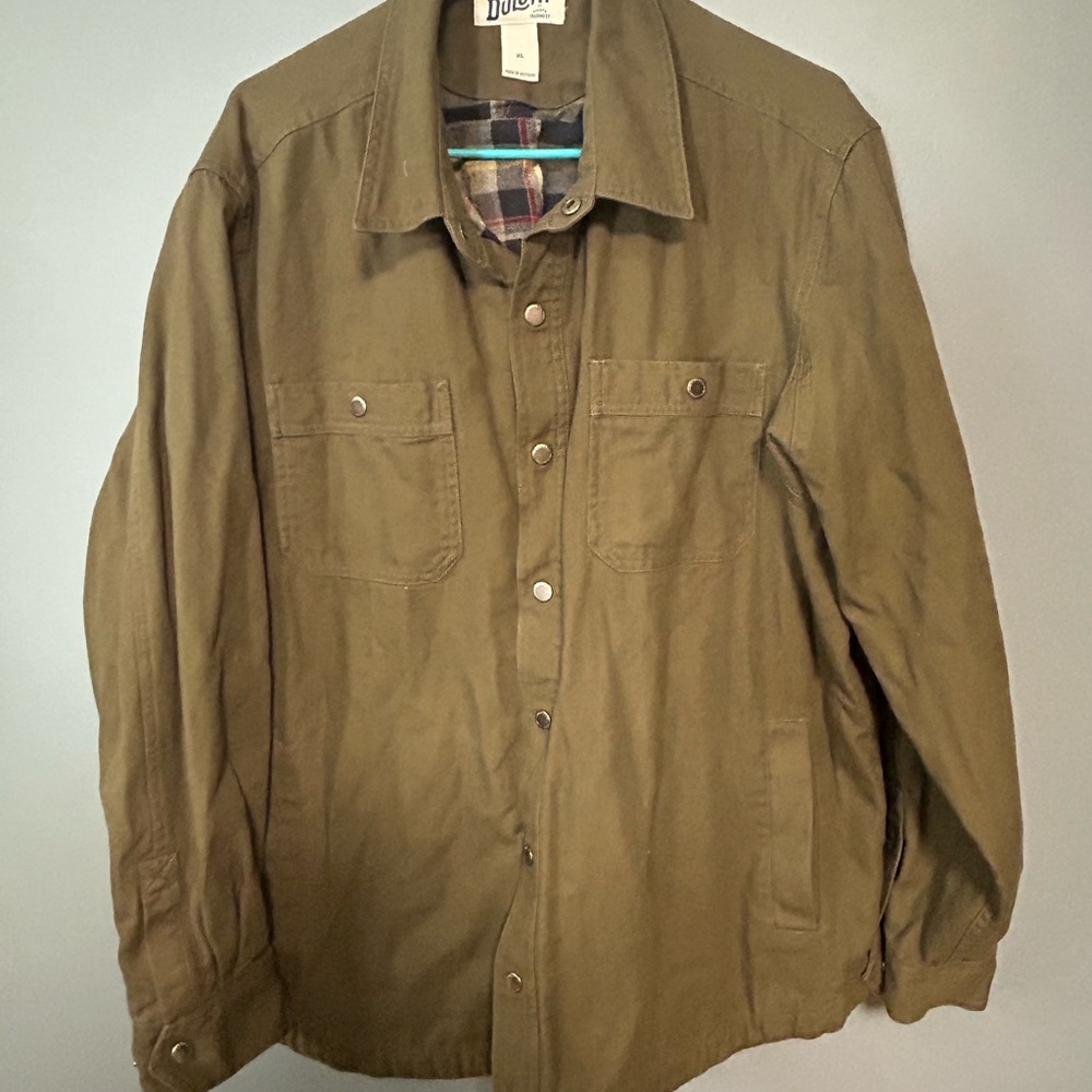 Duluth Trading Co Men's Khaki Shirt Jacket